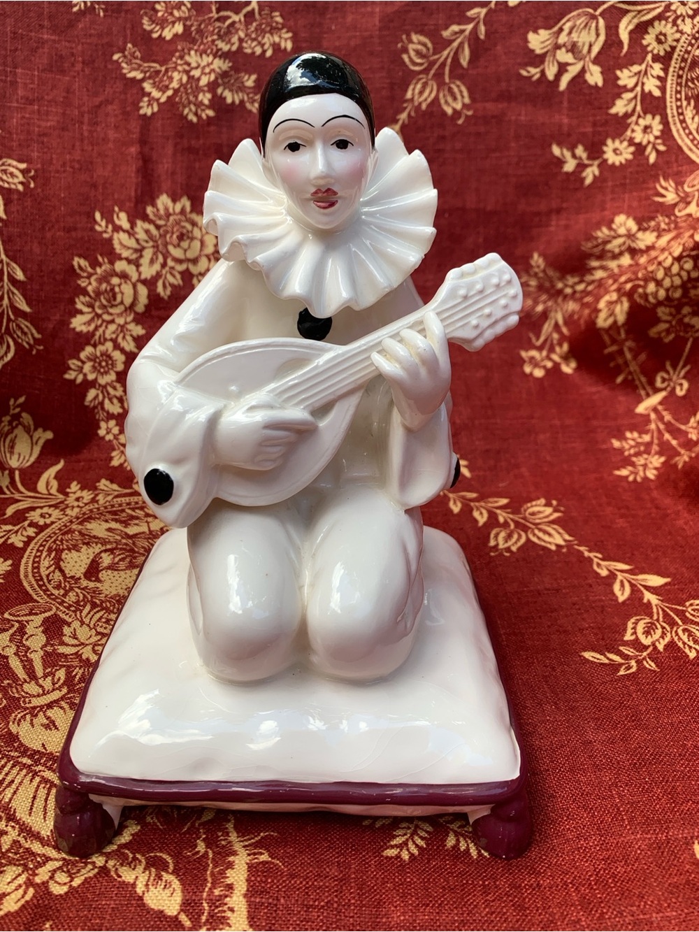 Vintage The Taste Setter By Sigma Musical Pierrot Figurine